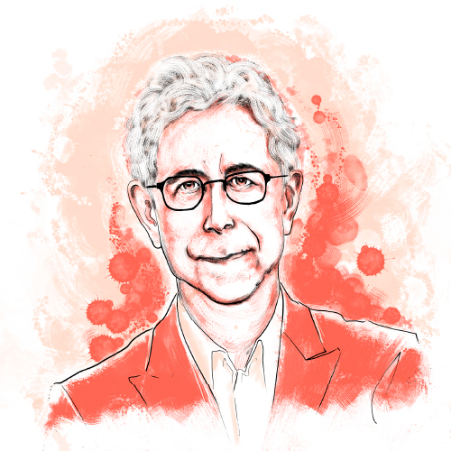 An illustration of Joel Bakan