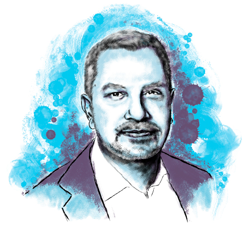 An illustration of Kamal Al-Solaylee