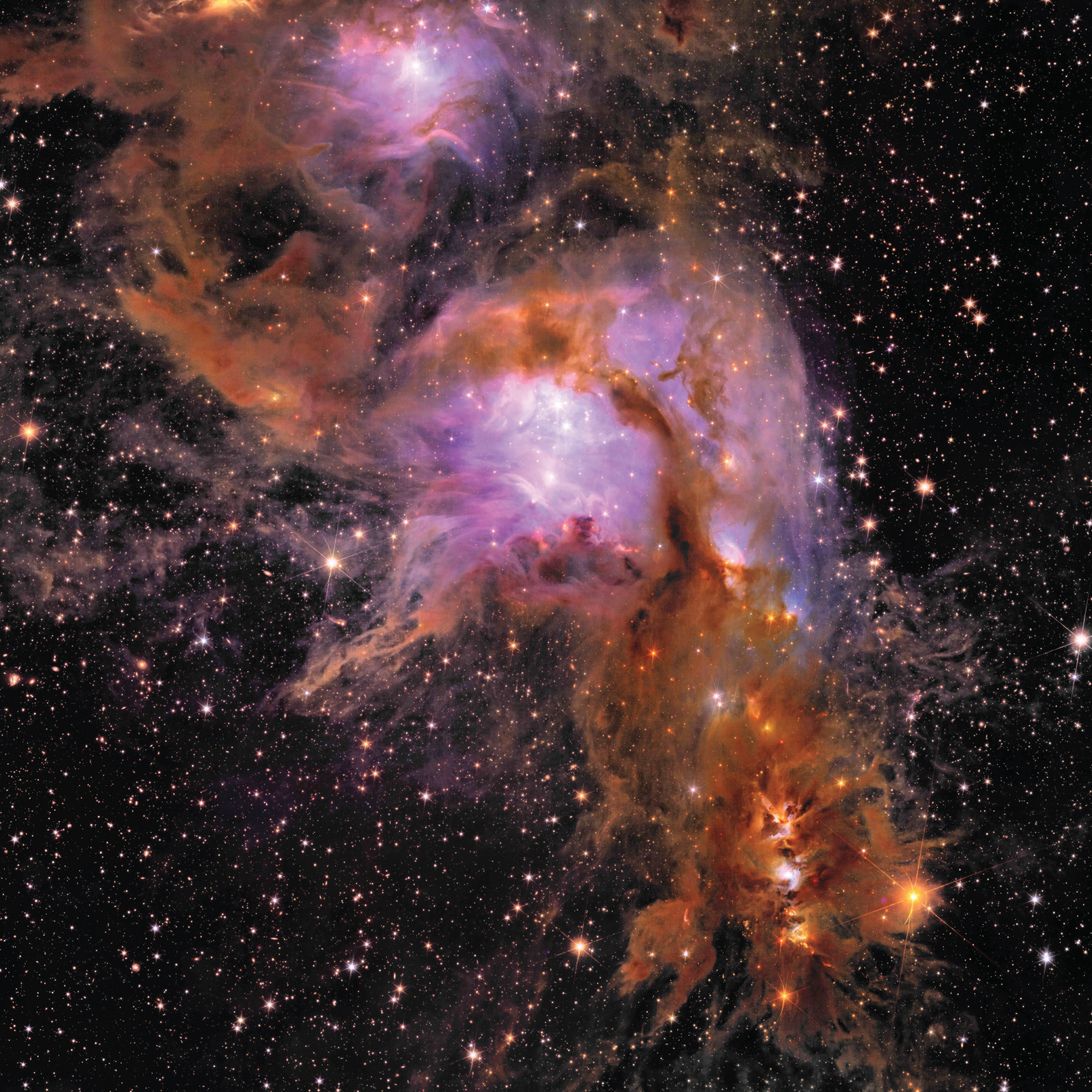 Messier 78 is a star nursery enveloped in interstellar dust