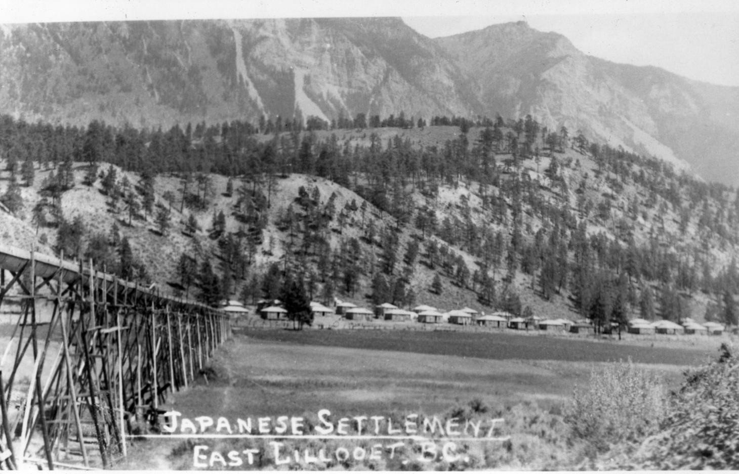 Japanese Canadian internment camp at East Lillooet