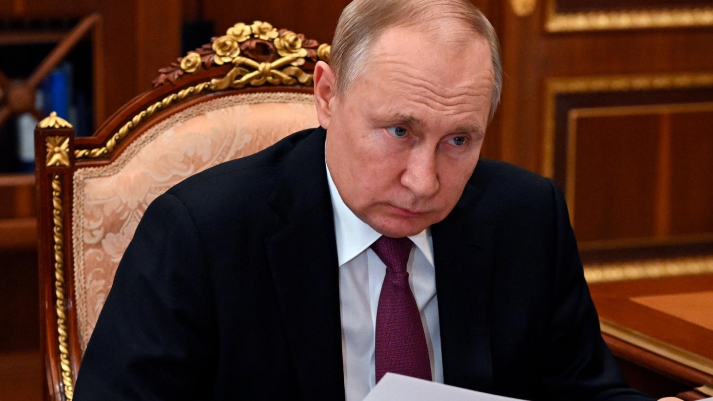 Headshot of Vladimir Putin