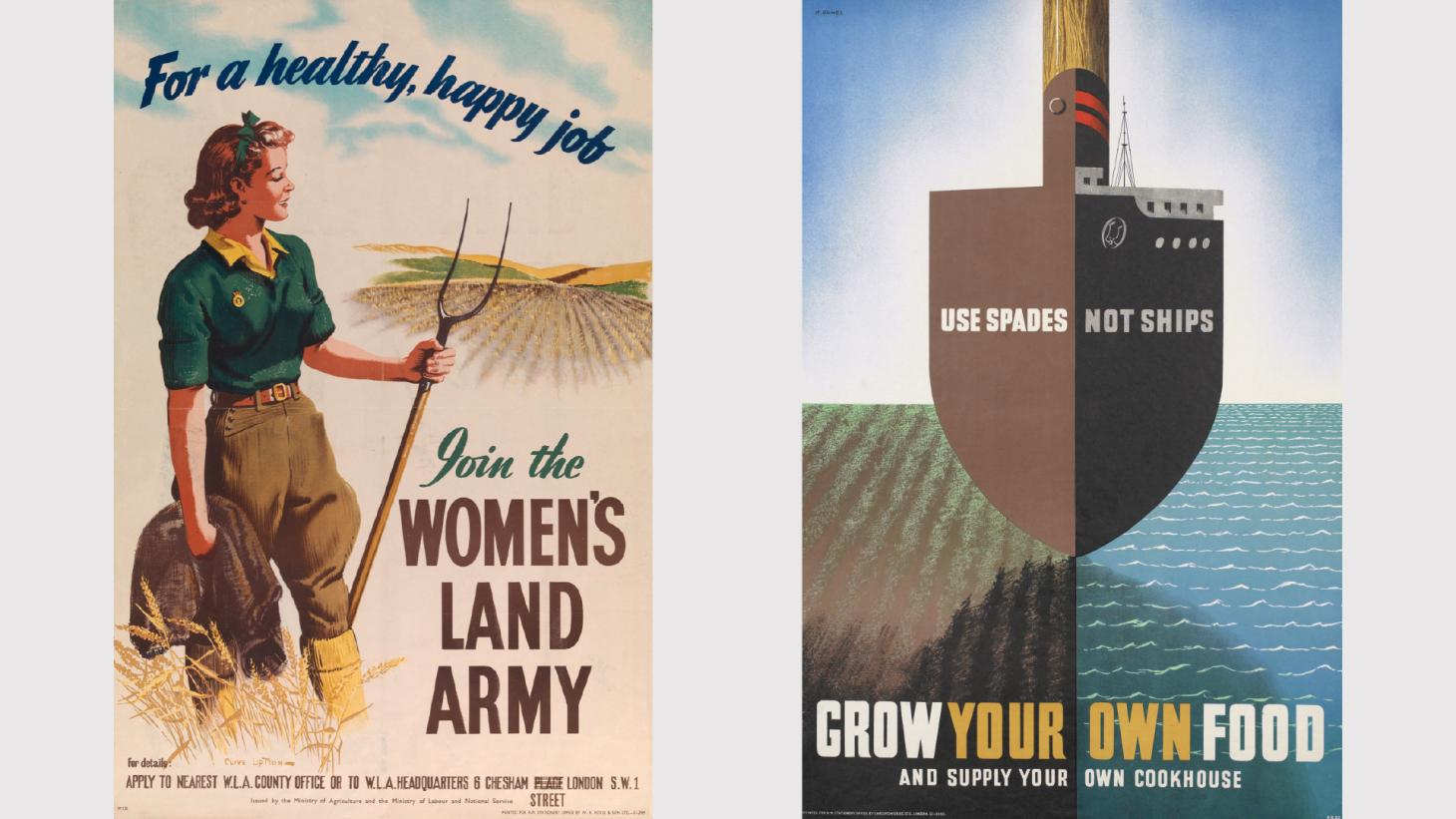 two posters from WWII