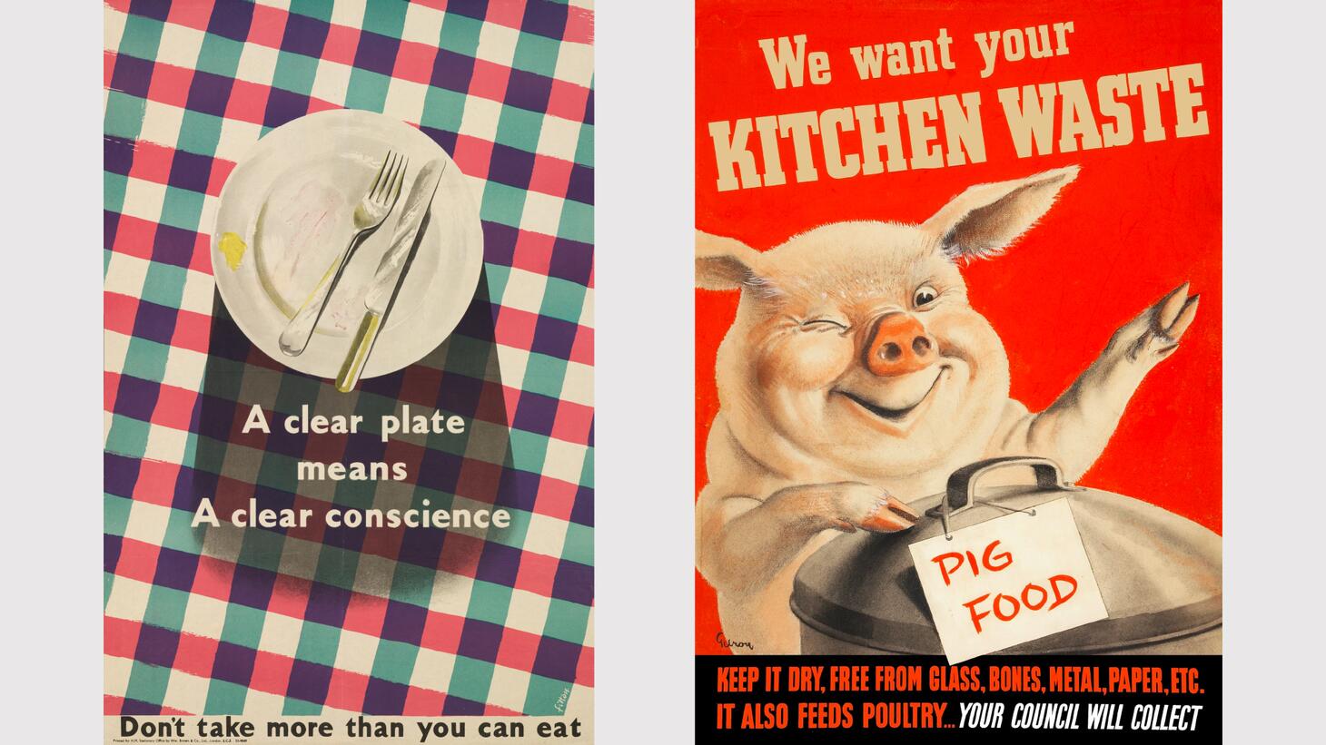 two posters from WWII