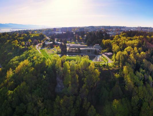Vancouver campus aerial photo
