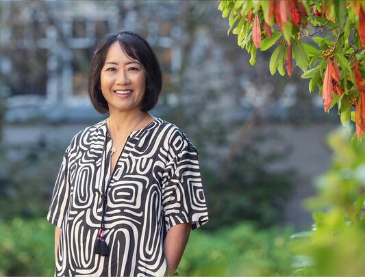 Portrait of Angeli Li outdoors