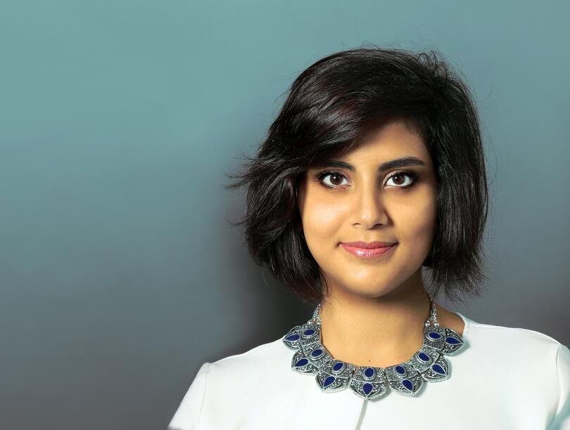 Loujain al-Hathloul before her arrest