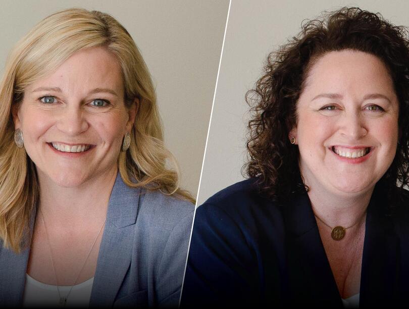 Headshot of Annika Lofstrand and Kristin Bower side by side.