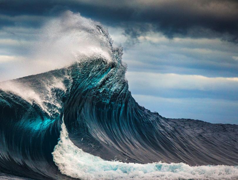 Image of a large crashing wave