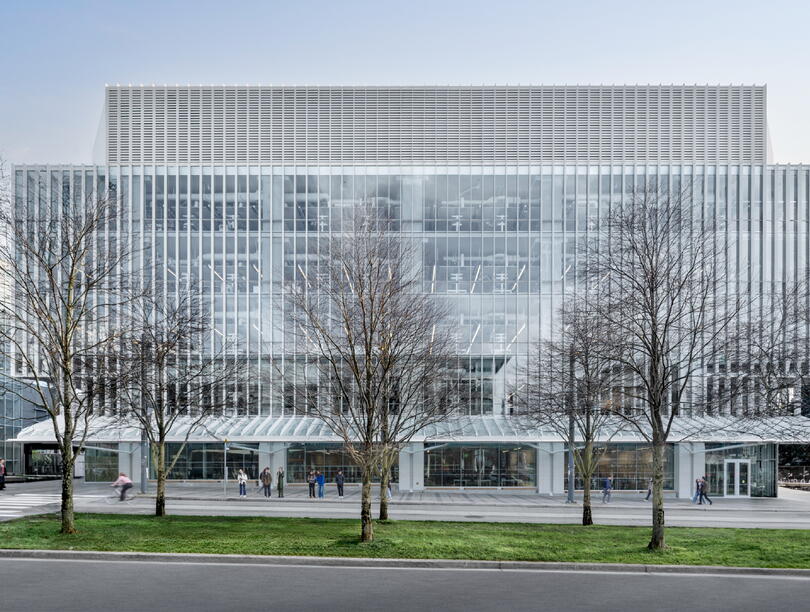 The Gordon B. Shrum Building on University Boulevard