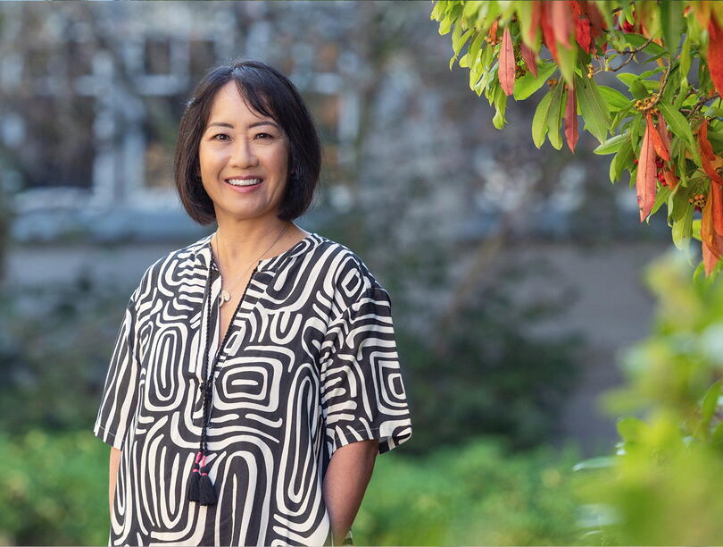 Portrait of Angeli Li outdoors