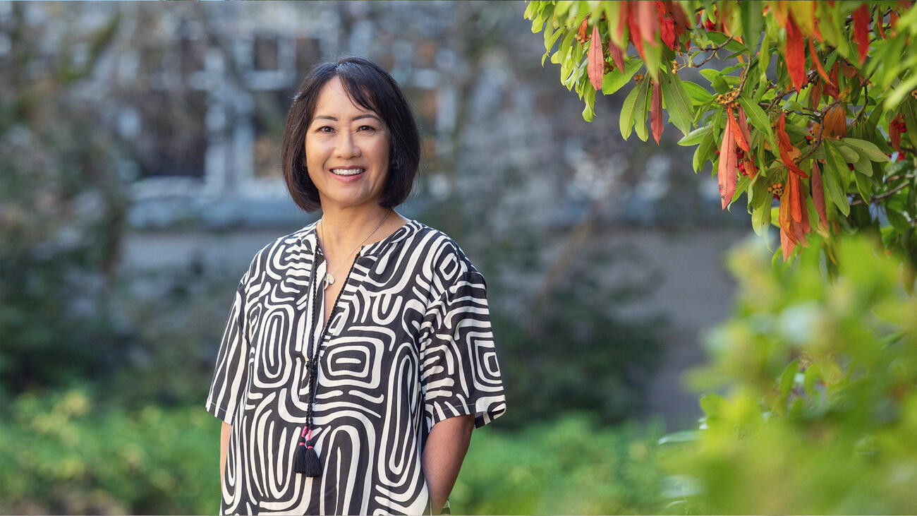 Portrait of Angeli Li outdoors