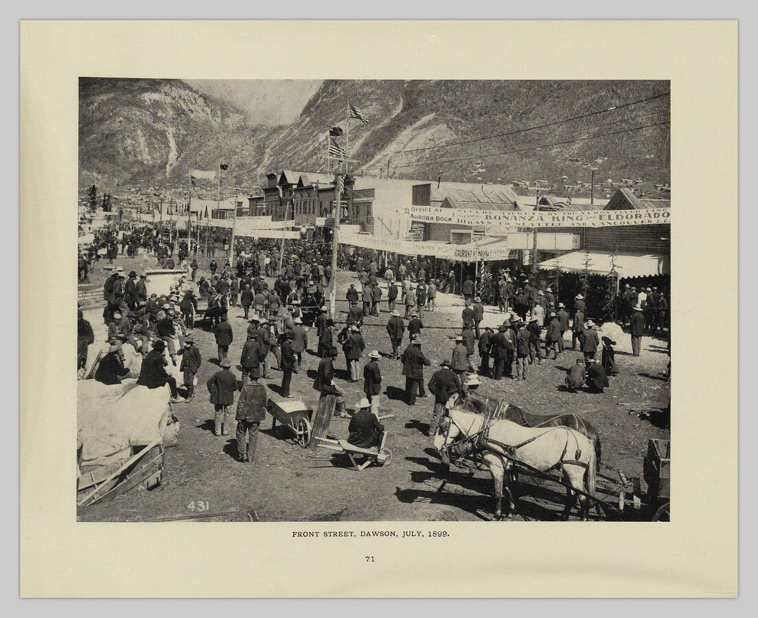 Front Street in Dawson City