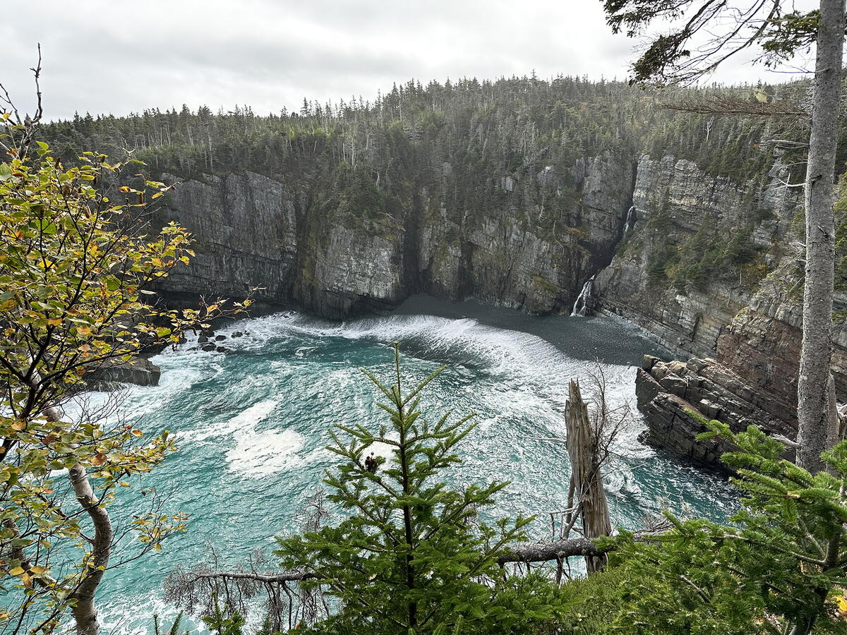 aterfalls and picturesque views along the East Coast Trail in St. John's